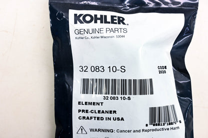Kohler 32 083 10-S, 3208310-S Pre Cleaner Filter Element NOS