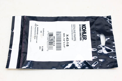 Kohler X-43-1-S Woodruff Key 1/8"x1/2" NOS