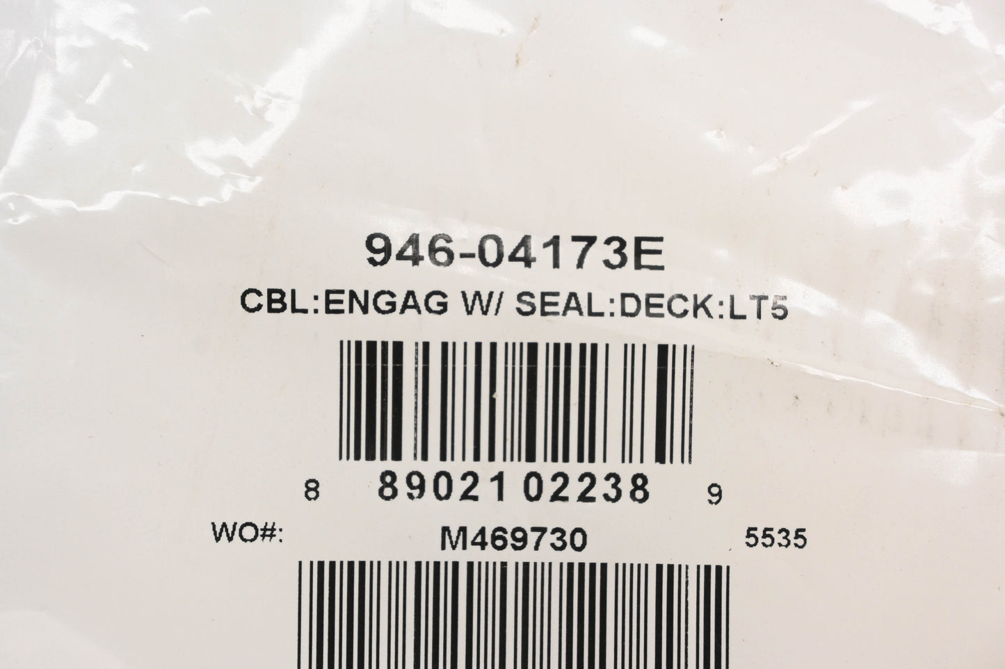 MTD 946-04173E Deck Engagement Cable NOS