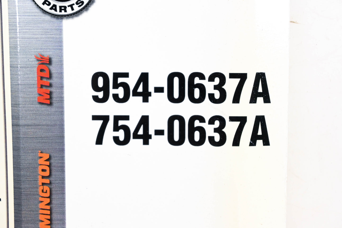 Genuine Parts 954-0637A, 754-0637A Drive Belt NOS