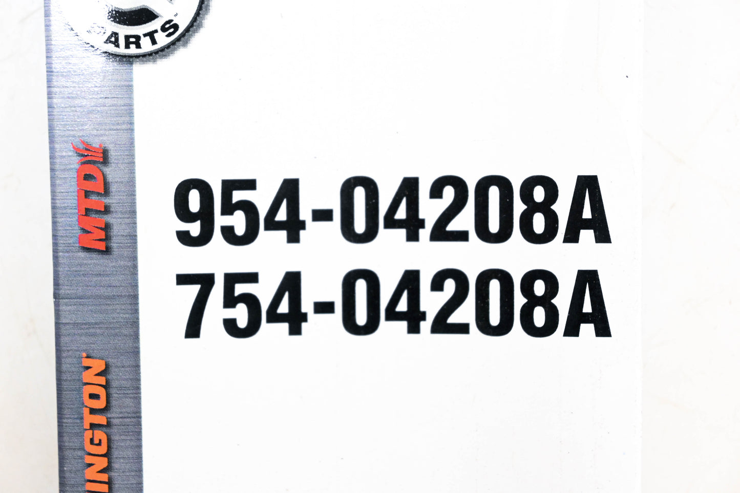 Genuine Parts 954-04208A, 754-04208A Drive Belt NOS