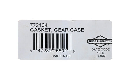New OEM Briggs & Stratton 772164 Gear Case Gasket NOS