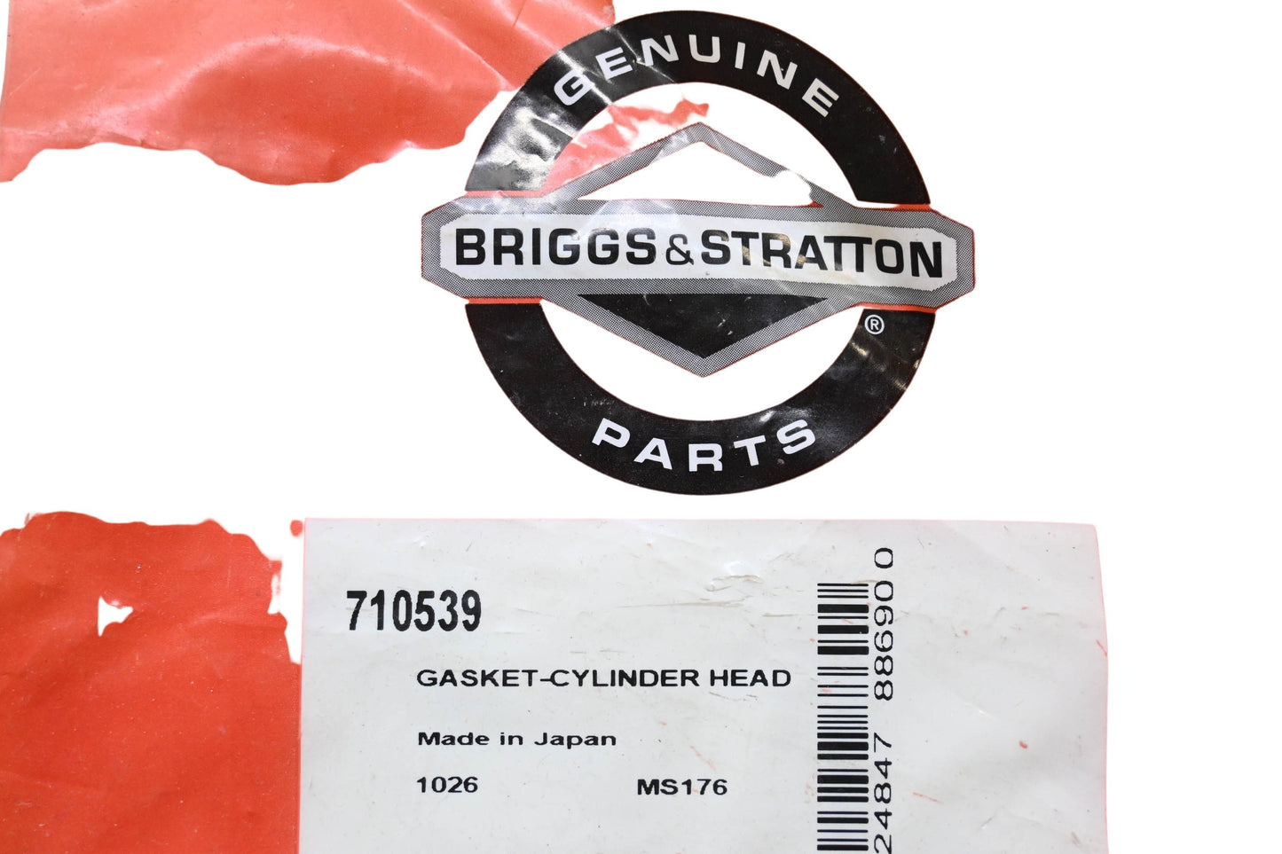 New OEM Briggs & Stratton 710539 Cylinder Head Gasket NOS