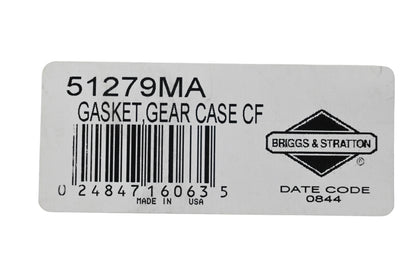 New OEM Briggs & Stratton 51279MA Gear Case Gasket NOS