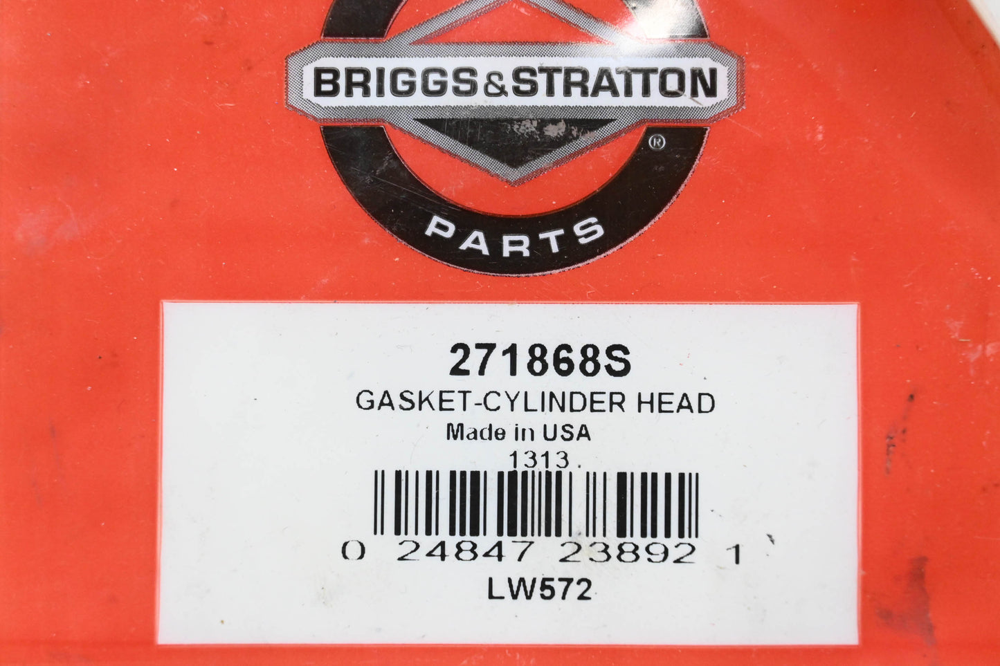 New OEM Briggs & Stratton 271868S Cylinder Head Gasket NOS