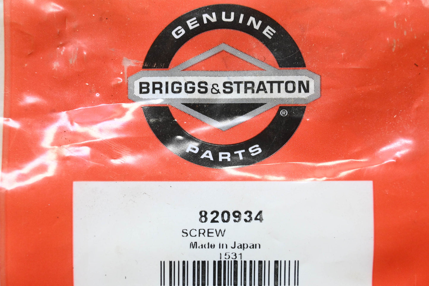 New OEM Briggs & Stratton 820934 Screw NOS