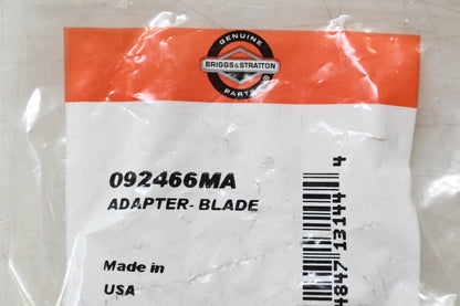 New OEM Briggs & Stratton 092466MA Blade Adapter NOS