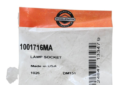 New OEM Briggs & Stratton 1001716MA Lamp Socket NOS