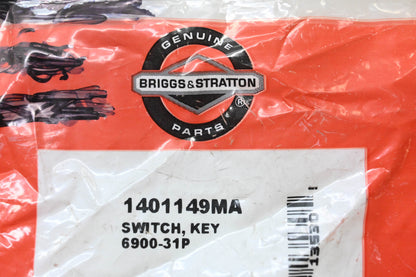 New OEM Briggs & Stratton 1401149MA Key Switch NOS