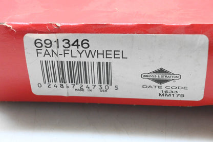 New OEM Briggs & Stratton 691346 Flywheel Fan NOS