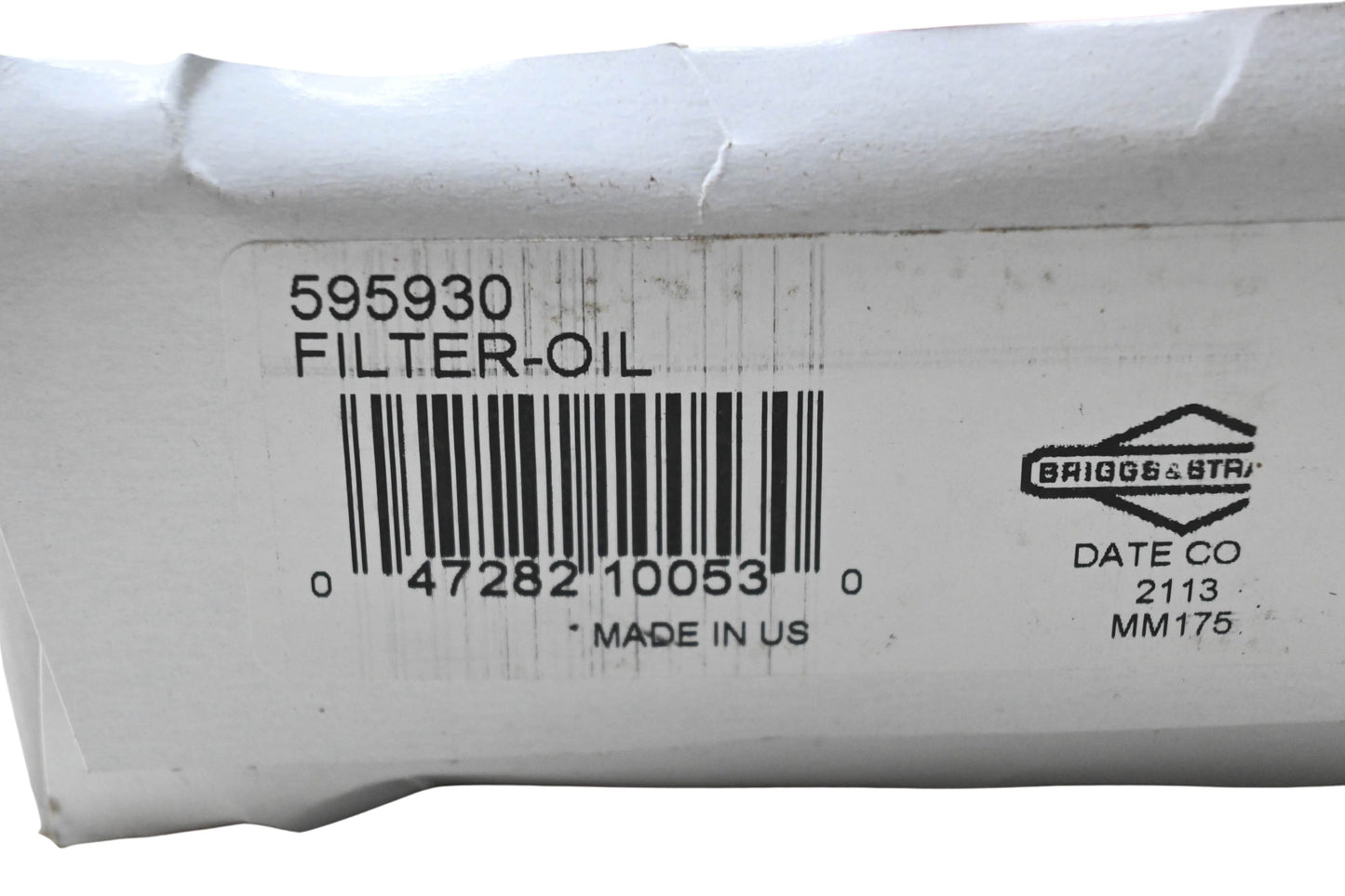 New OEM Briggs & Stratton 595930 Oil Filter NOS