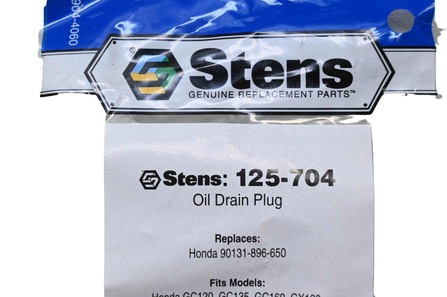 Stens 125-704, 90131-896-650 Oil Drain Plug NOS