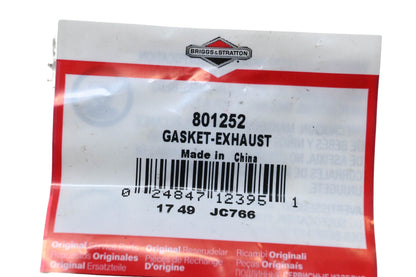 New OEM Briggs & Stratton 801252 Exhaust Gasket NOS