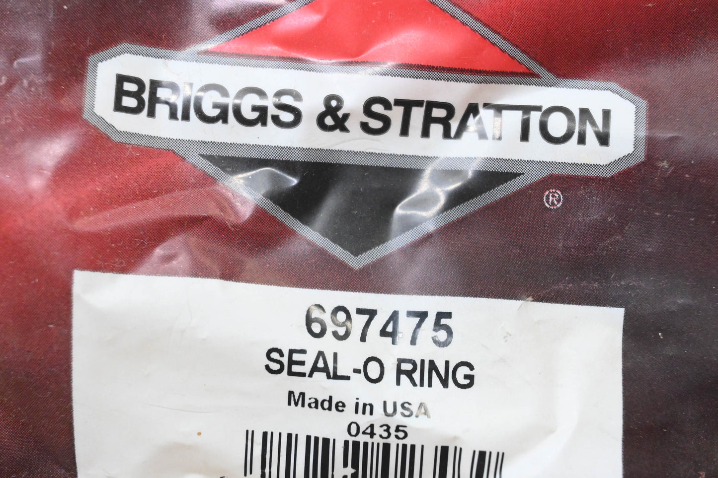 New OEM Briggs & Stratton 697475 O Ring Seal NOS