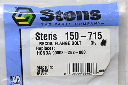 Stens 150-715, 90008-ZE2-003 Recoil Flange Bolts Qty 2 NOS