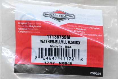 New OEM Briggs & Stratton 1713675SM Belleville Washer NOS