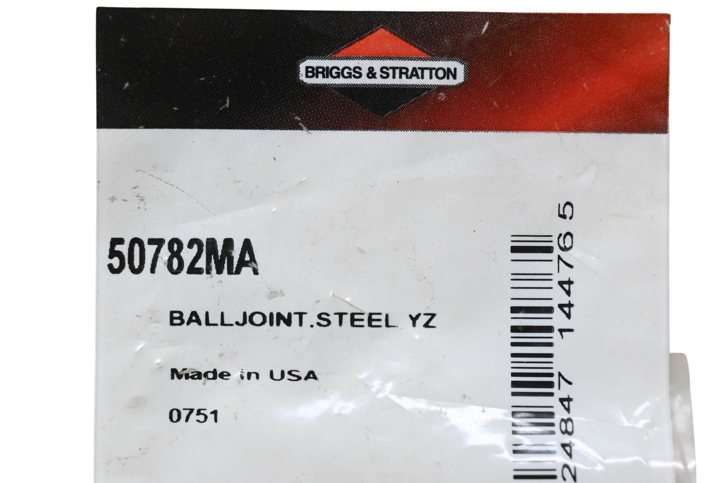New OEM Briggs & Stratton 50782MA Steel Ball Joint NOS