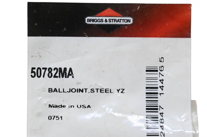 New OEM Briggs & Stratton 50782MA Steel Ball Joint NOS