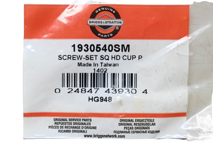 New OEM Briggs & Stratton 1930540SM Set Screw SQ HD Cup NOS