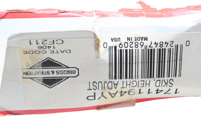 New OEM Briggs & Stratton 1741194AYP Height Adjust Skid NOS