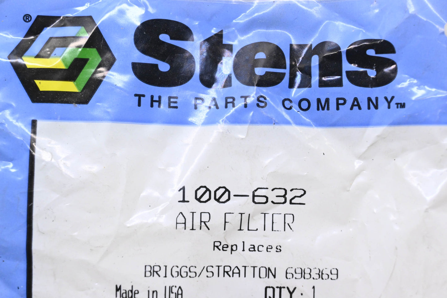 Stens 100-632, 698369 Air Filter NOS