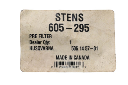 Stens 605-295, 506 14 57-01 Pre-Filter NOS