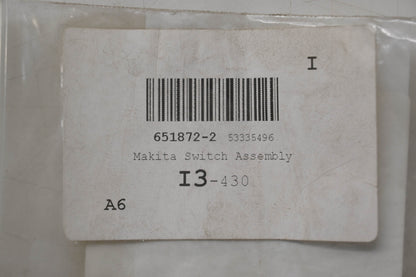Makita 651872-2 Switch Assembly NOS