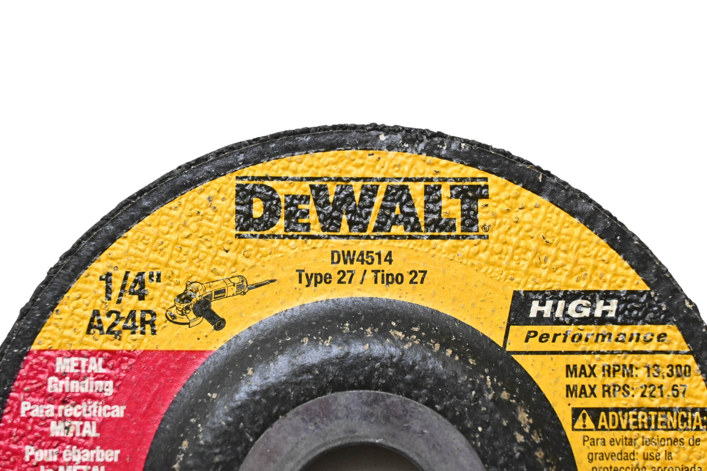 DeWalt DW4514 Metal Grinding Wheel NOS