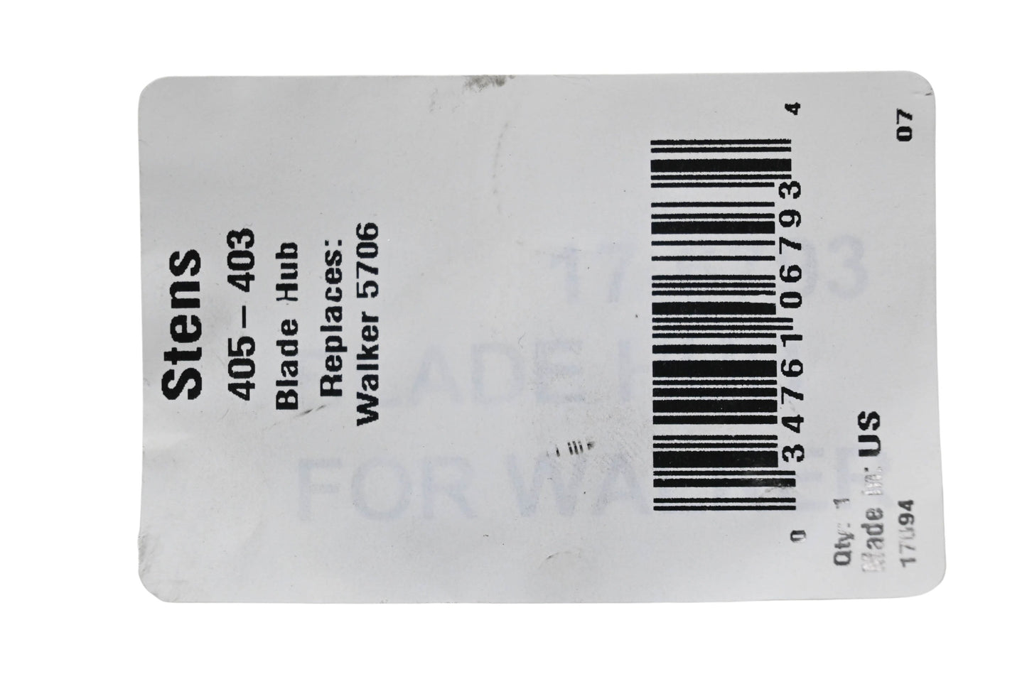 Stens 405-403, 5706 Blade Hub NOS