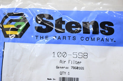 Stens 100-598, 78601GS Air Filter NOS