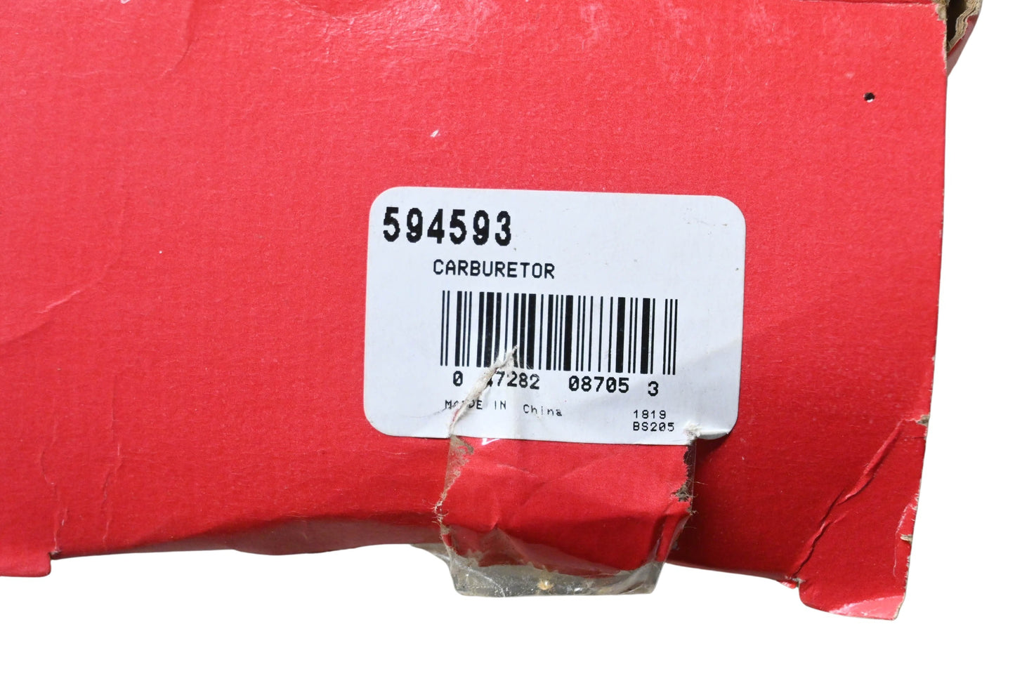 New OEM Briggs & Stratton 594593 Carburetor & Gasket NOS