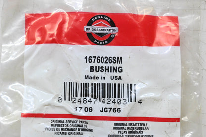 New OEM Briggs & Stratton 1676026SM Bushing NOS