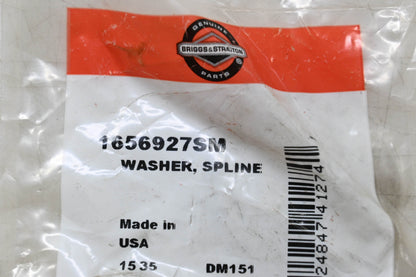 New OEM Briggs & Stratton 1656927SM Spline Washer NOS