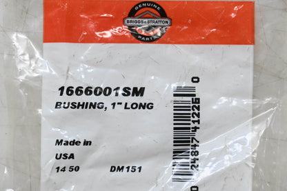 New OEM Briggs & Stratton 1666001SM Bushing 1" NOS