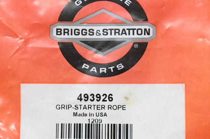 New OEM Briggs & Stratton 493926, 490652 Starter Rope Grip NOS