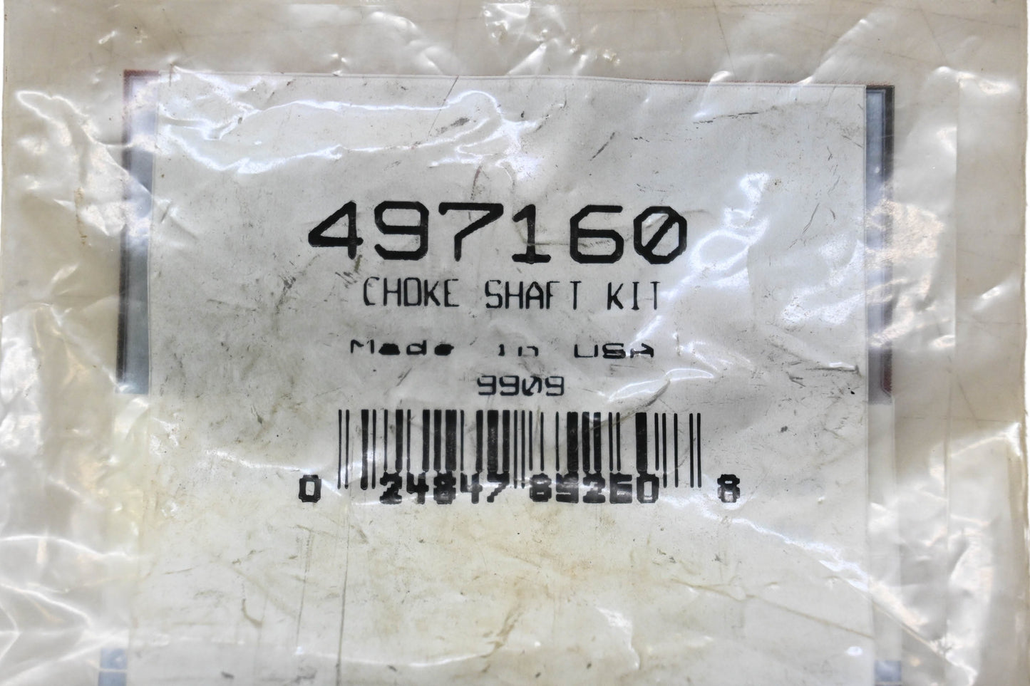 New OEM Briggs & Stratton 497160 Choke Shaft Kit NOS