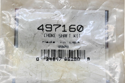 New OEM Briggs & Stratton 497160 Choke Shaft Kit NOS