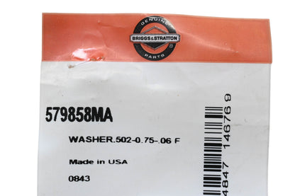 New OEM Briggs & Stratton 579858MA Washer NOS