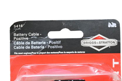 New OEM Briggs & Stratton 5416 Battery Cable Positive NOS