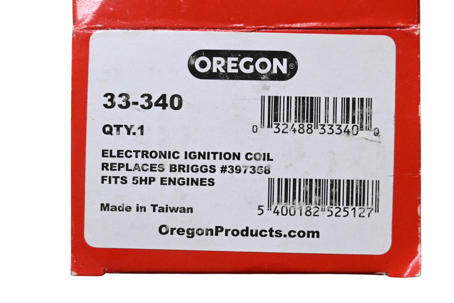 Oregon 33-340, 397358 Electronic Ignition Coil NOS