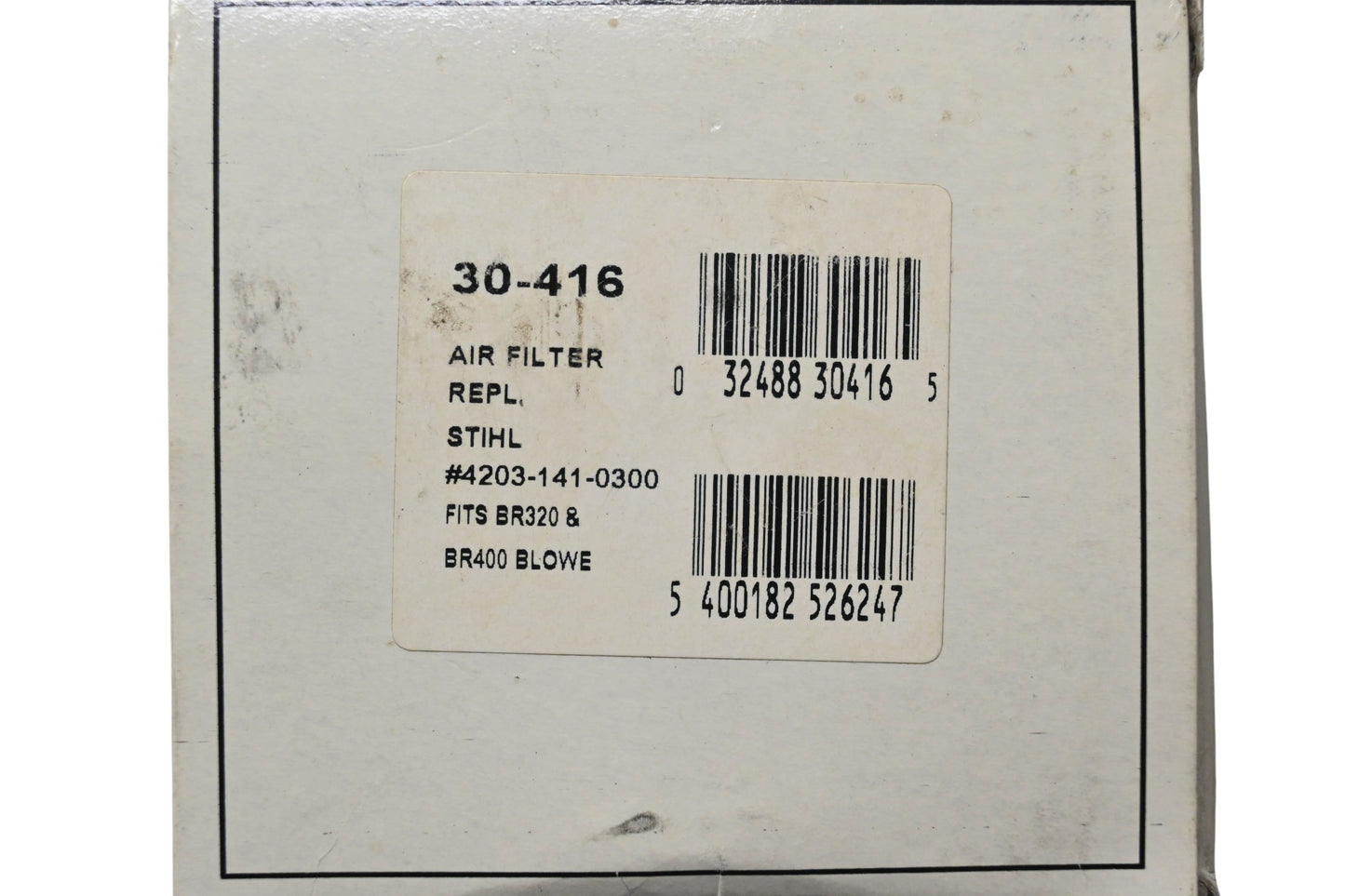 Oregon 30-416, 4203-141-0300 Air Filter NOS