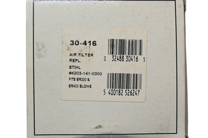 Oregon 30-416, 4203-141-0300 Air Filter NOS