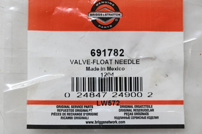 New OEM Briggs & Stratton 691782 Float Needle Valve NOS