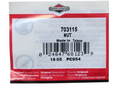 New OEM Briggs & Stratton 703115 Lock Nut NOS
