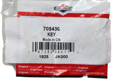 New OEM Briggs & Stratton 705436 Key NOS