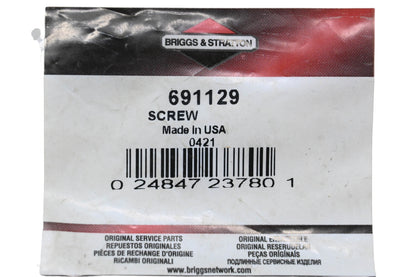 New OEM Briggs & Stratton 691129 Screw NOS