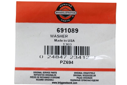 New OEM Briggs & Stratton 691089 Washers Qty 2 NOS
