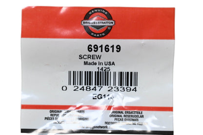 New OEM Briggs & Stratton 691619 Screw NOS