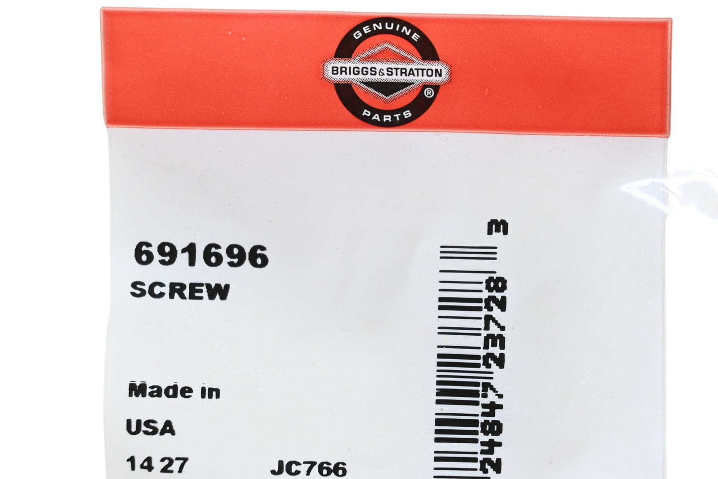 New OEM Briggs & Stratton 691696 Screw NOS