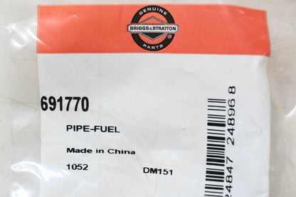 New OEM Briggs & Stratton 691770 Fuel Pipe NOS